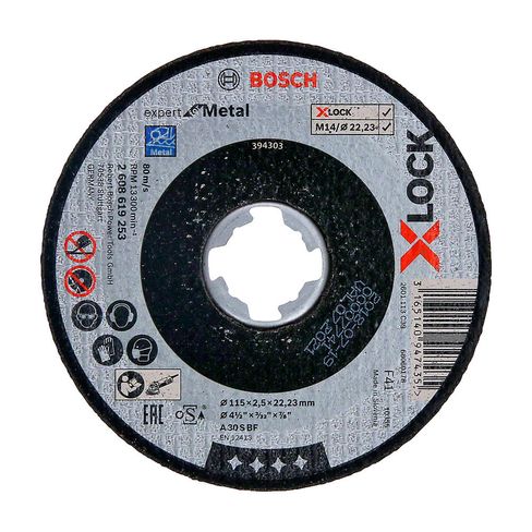 Disco Corte X-LOCK ExpMetal 115x2,5