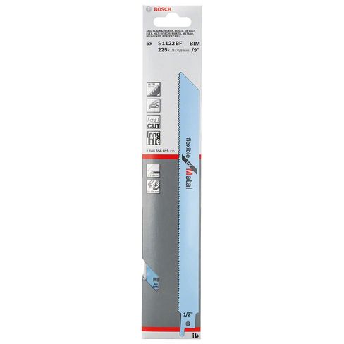 Sierra sable S1122BF Bosch Flexible For Metal 5und