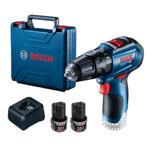 Taladro percutor 3/8" Bosch GSB 12V-30 12V 2 bat+maletín