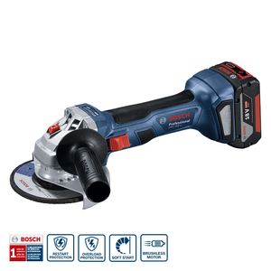 Amoladora inalámbrica Bosch GWS 180-LI,18V SB