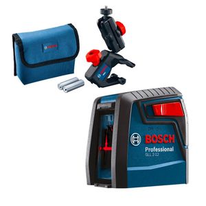 Nivel Láser Bosch GLL 2-12 alcance 12m con soporte