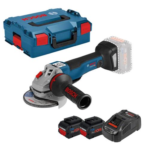 Amoladora inalámbrica Bosch 5" GWS 18V-10 PC 18V SB